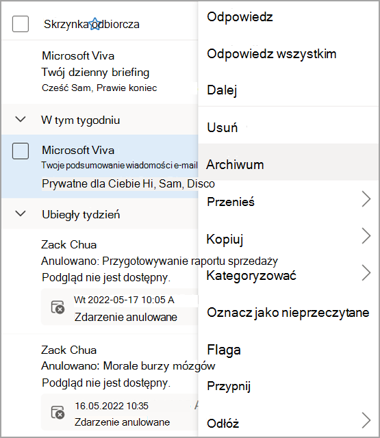 Obraz przedstawiający archiwum wyróżnione z menu.