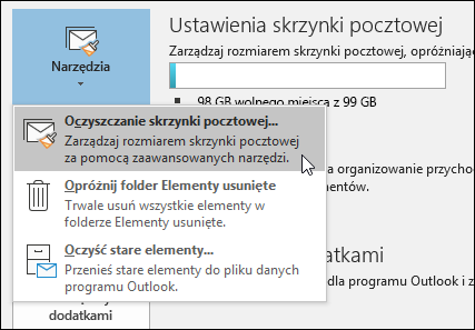 Oczyszczanie skrzynki pocztowej