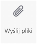 Przycisk Wyślij pliki w usłudze OneDrive dla systemu Android