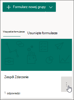 Więcej ustawień formularzy grupy