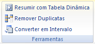 Imagem da Faixa de Opções do Excel