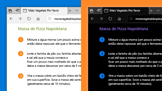 Use filtros de cores no Windows 10 Configurações aplicativo para tornar fotos, texto e cores mais fáceis de ver.