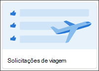 Modelo de lista de solicitações de viagem