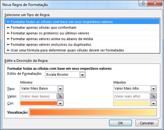 Nova regra de formatação