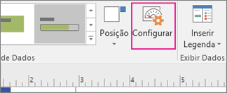 Guia Dados, botão Configurar