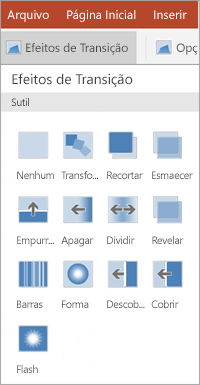 Efeitos de transição