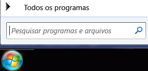 Captura de tela da pesquisa de programas