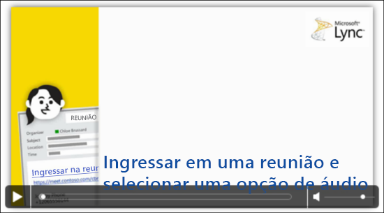 Captura de tela do slide do PowerPoint com controles de vídeo