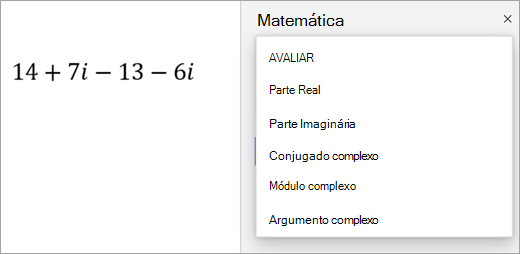 Opções de solução de modo complexo