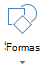 O botão Inserir Formas no Office para a Web