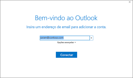 Bem-vindo ao Outlook