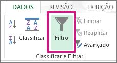 Botão Filtrar