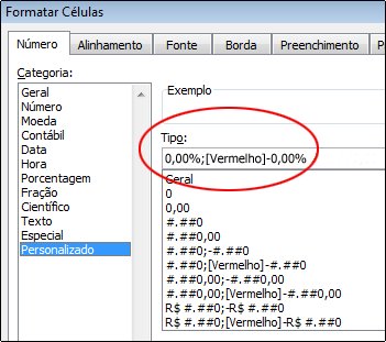 Formato de número personalizado