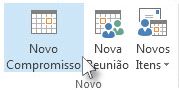 Comando Novo Compromisso na faixa de opções