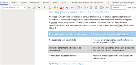 Formatar texto no Word Online