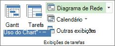 Imagem do botão Diagrama de Rede na guia Exibir.