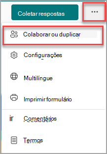 Colaborar para duplicata