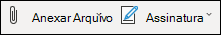 Anexar arquivos ou adicionar uma assinatura