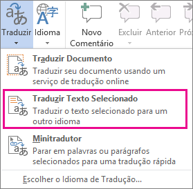 Traduzir Texto Selecionado