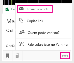 Clique para enviar o link por email