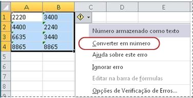 Comando Converter em Número