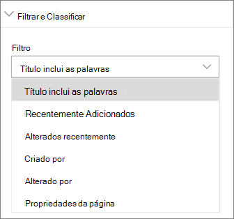 Filtro e classificação de notícias