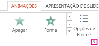 Mostrar Efeitos de Animação Adicionais