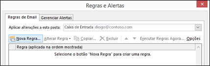 Criar uma nova regra