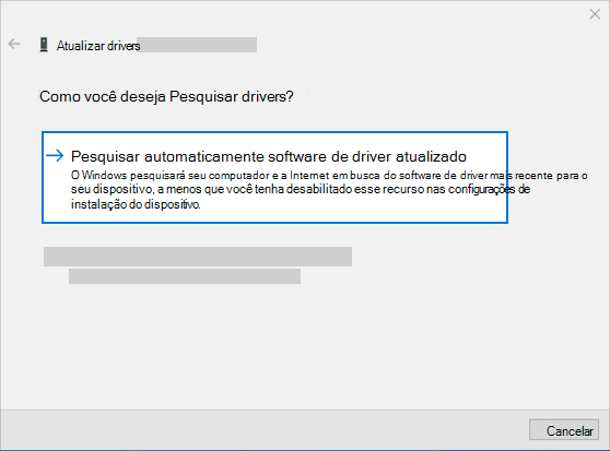 procure automaticamente por software de driver atualizado para atualizar o driver de áudio