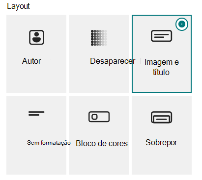 Seis esquemas para peça Web Faixa