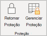 Retomar a proteção da folha