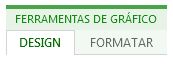 Guias Design e Formato para as Ferramentas de Gráfico