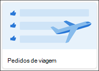 Modelo de lista de pedidos de viagem