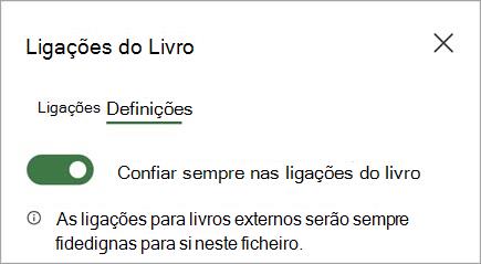 Definição de ligações do livro Confiar sempre na captura de ecrã de uma versão two.jpg