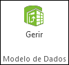 Botão Gerir no friso PowerPivot