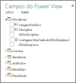 tabela e campos ocultos no power view