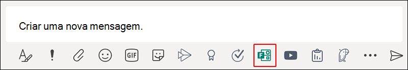 Ícone formulários no Microsoft Teams