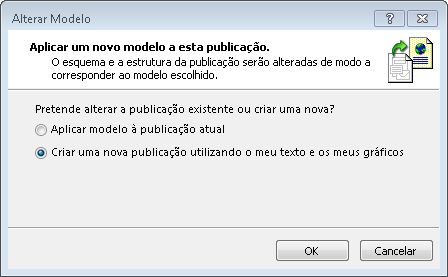 Alterar o seu modelo com esta caixa de diálogo