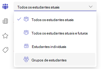 grupos de estudantes