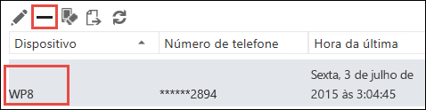 Remover telefone do Outlook Web App