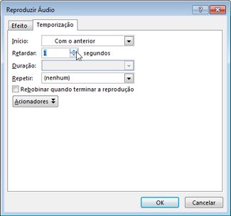 Atrasar o áudio