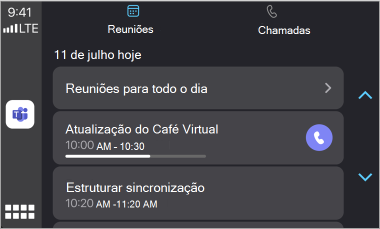 separador reuniões de apresentação de automóveis