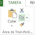 Botão Copiar no separador Tarefa