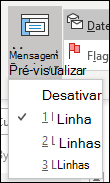 Definir pré-visualização de mensagens