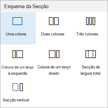 Esquema da secção