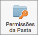 Botão Permissões da Pasta do Outlook 2016 for Mac