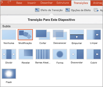 Efeitos de transição