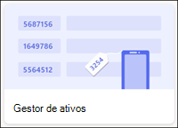 Modelo de lista do Gestor de Ativos