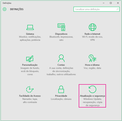 Configurar Atualizações do Windows no Windows 10