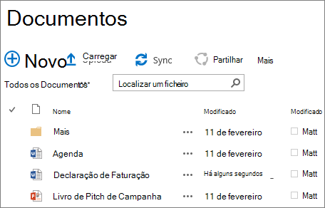 Biblioteca de sites do SharePoint